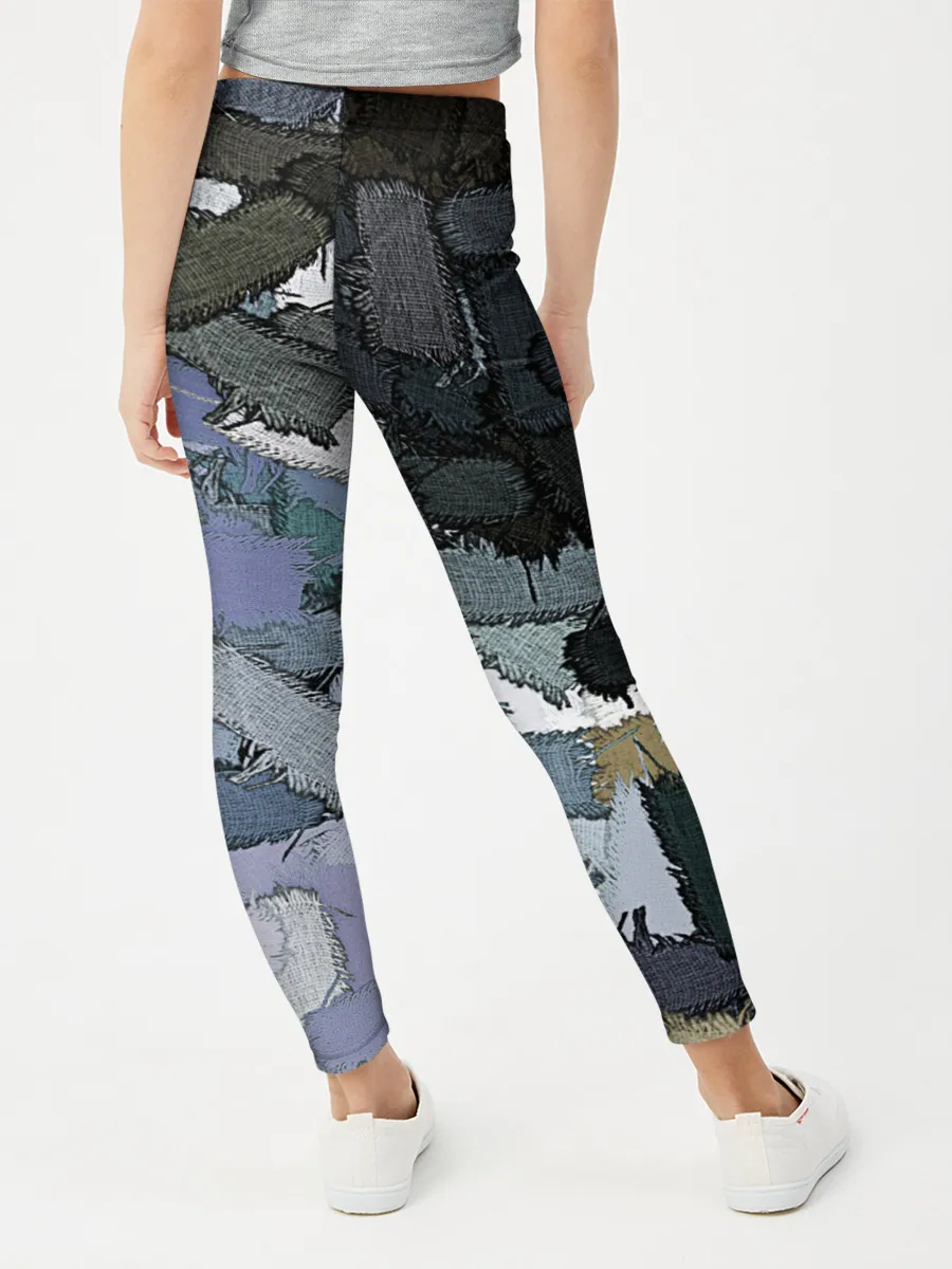 Леггинсы для девочки / Patchwork
