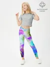 Леггинсы для девочки / Акварельная краска