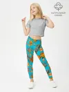 Леггинсы для девочки / Подводный мир