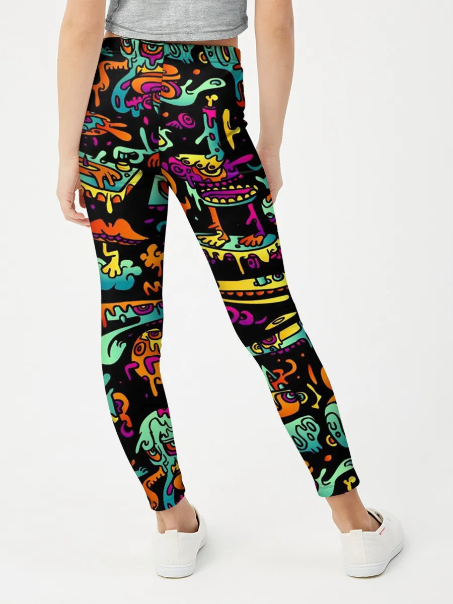 Леггинсы для девочки / Неоновый мир