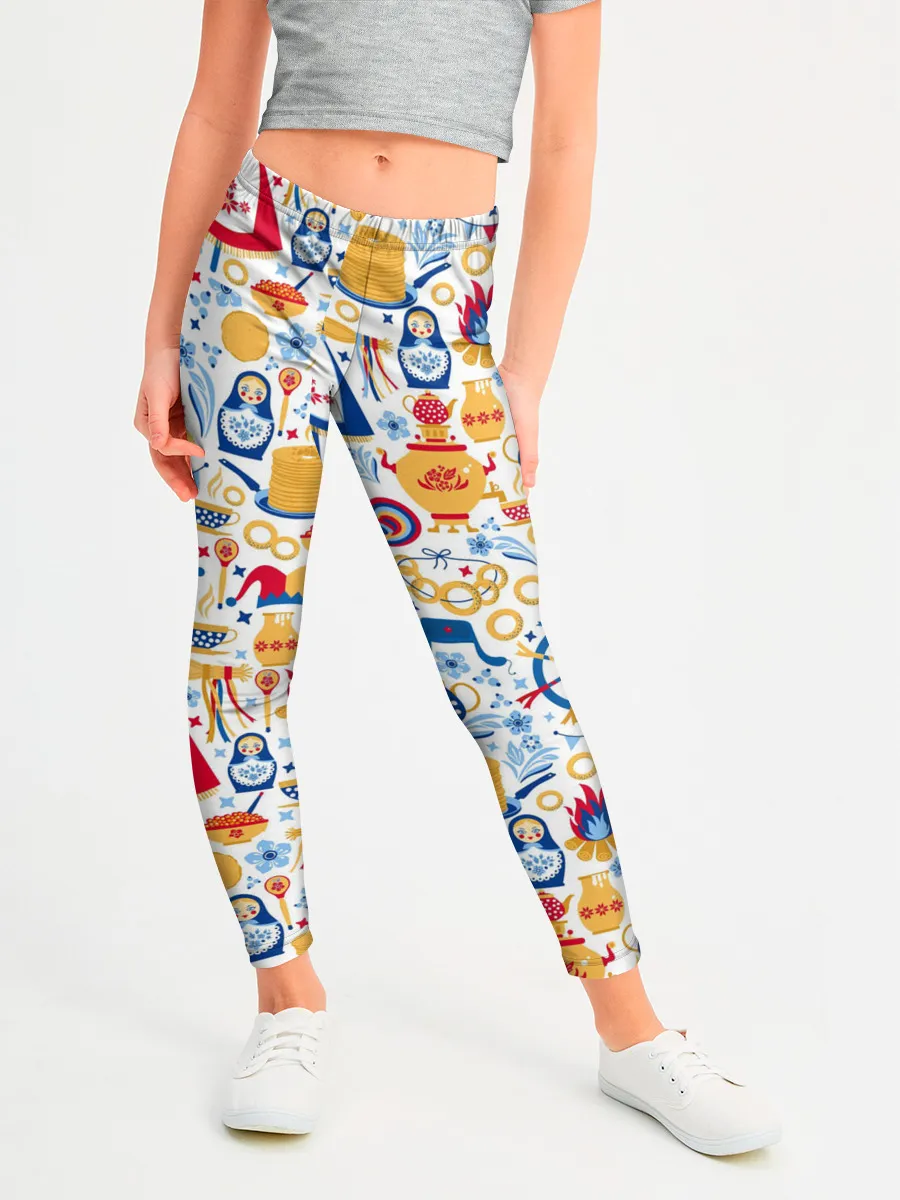 Леггинсы для девочки / Славянская символика
