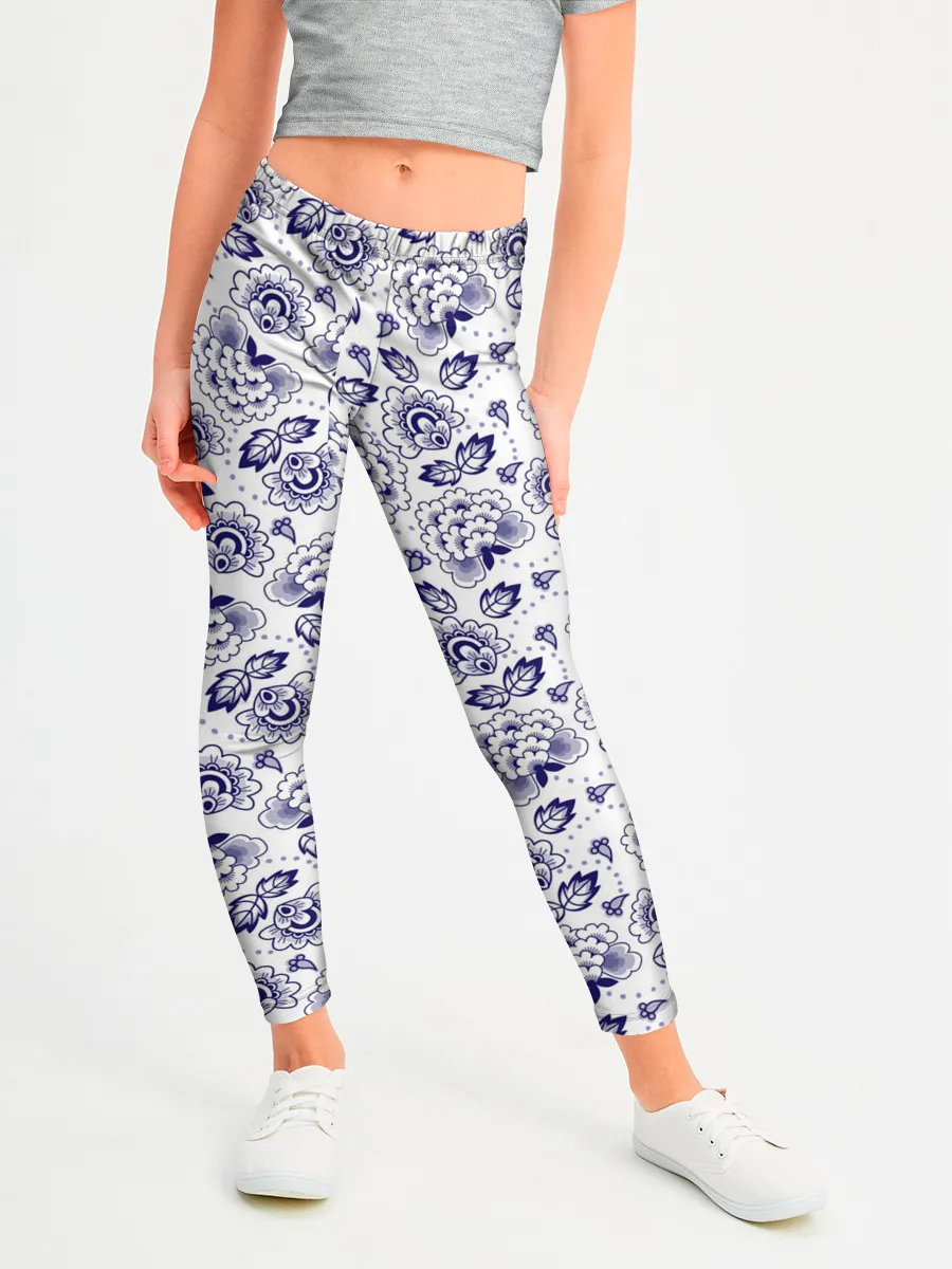 Леггинсы для девочки / Узор