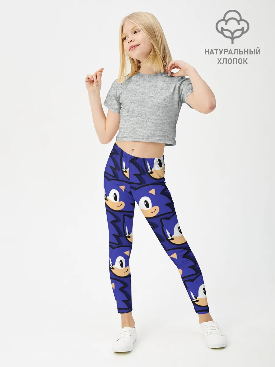 Леггинсы для девочки / Sonic pattern
