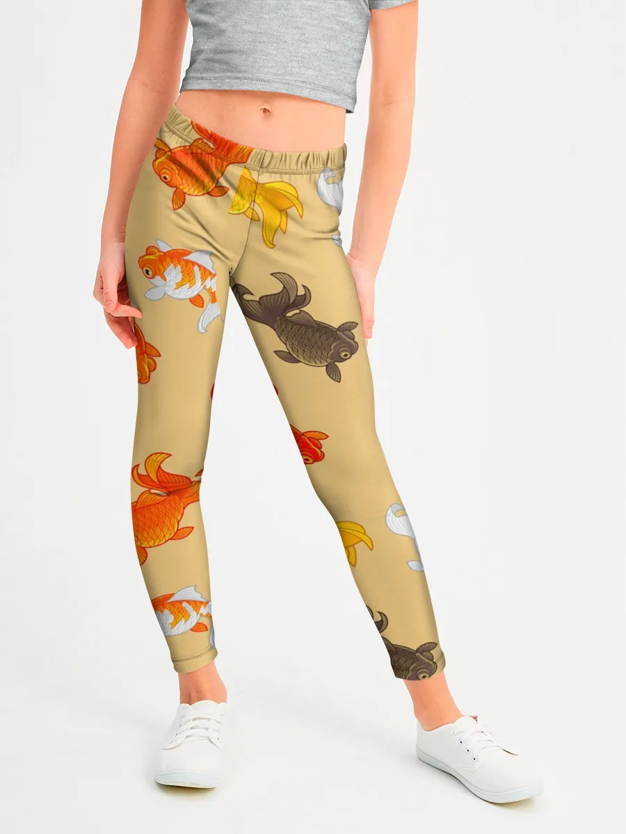Леггинсы для девочки / Рыбки