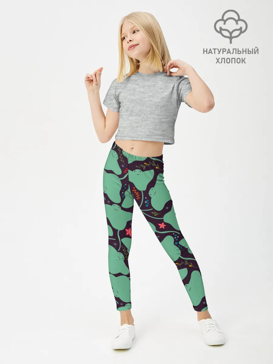 Леггинсы для девочки / Скаты