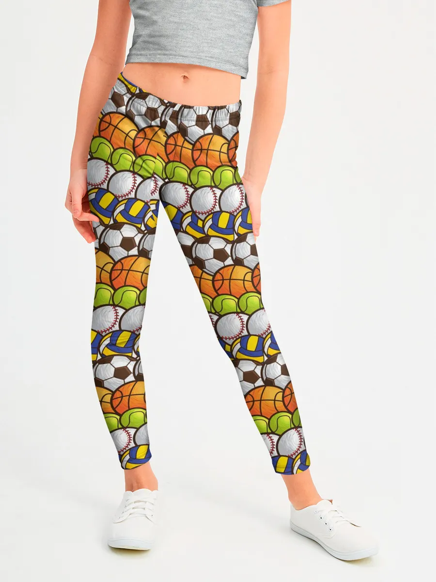 Леггинсы для девочки / Спорт с мячом