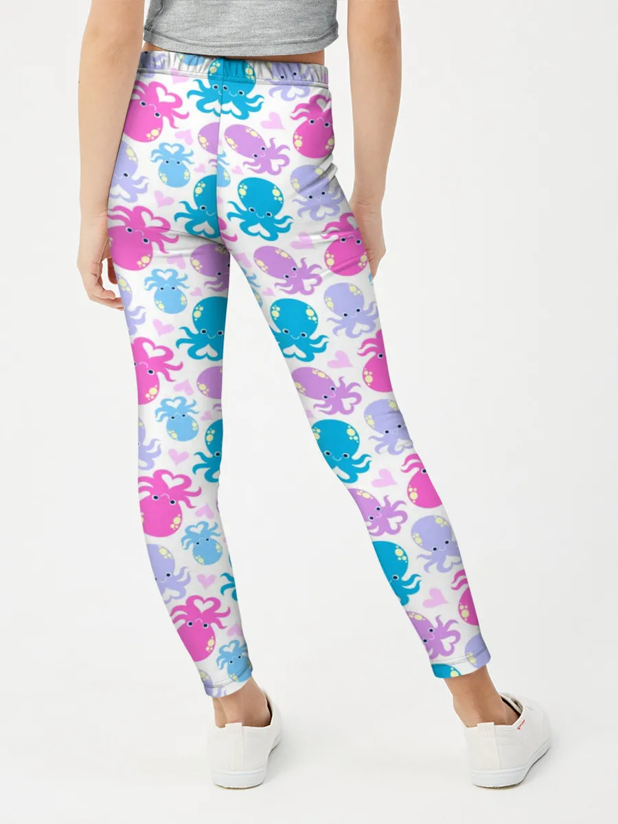 Леггинсы для девочки / Осьминоги