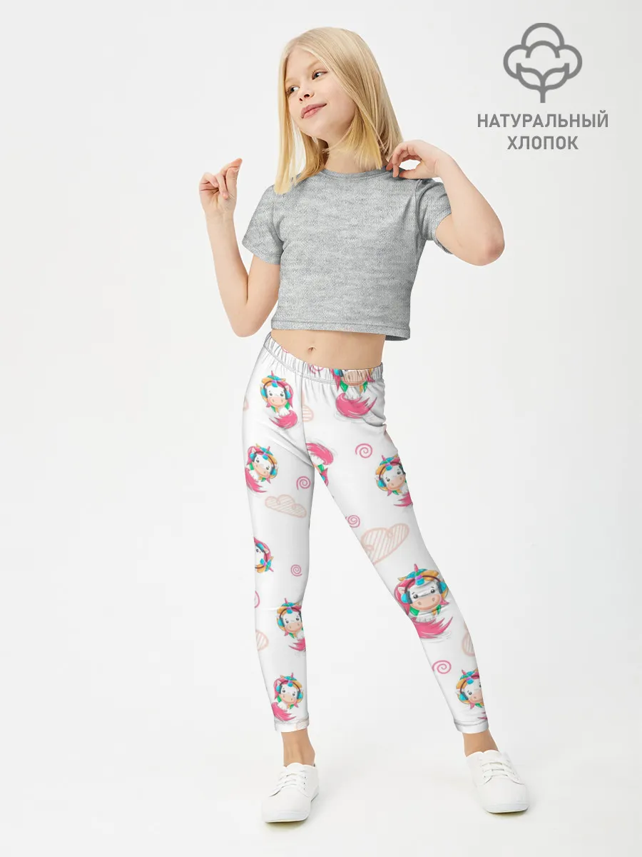 Леггинсы для девочки / Радужные Единороги