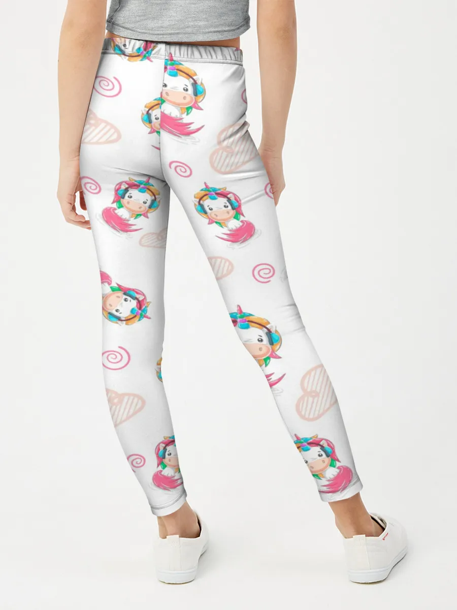 Леггинсы для девочки / Радужные Единороги