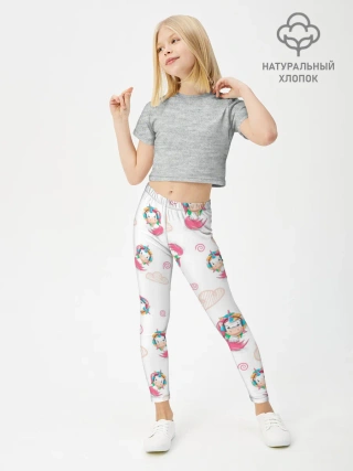 Леггинсы для девочки / Радужные Единороги