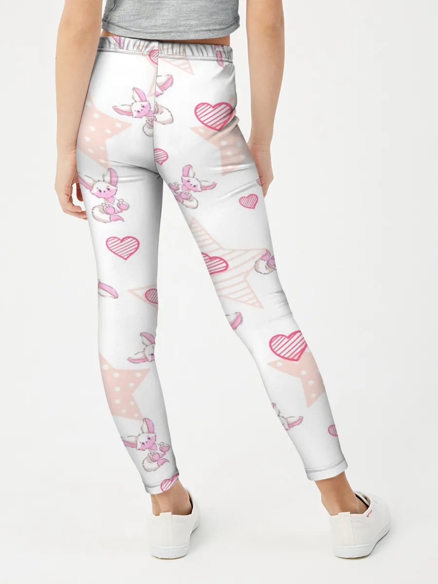 Леггинсы для девочки / Лисички