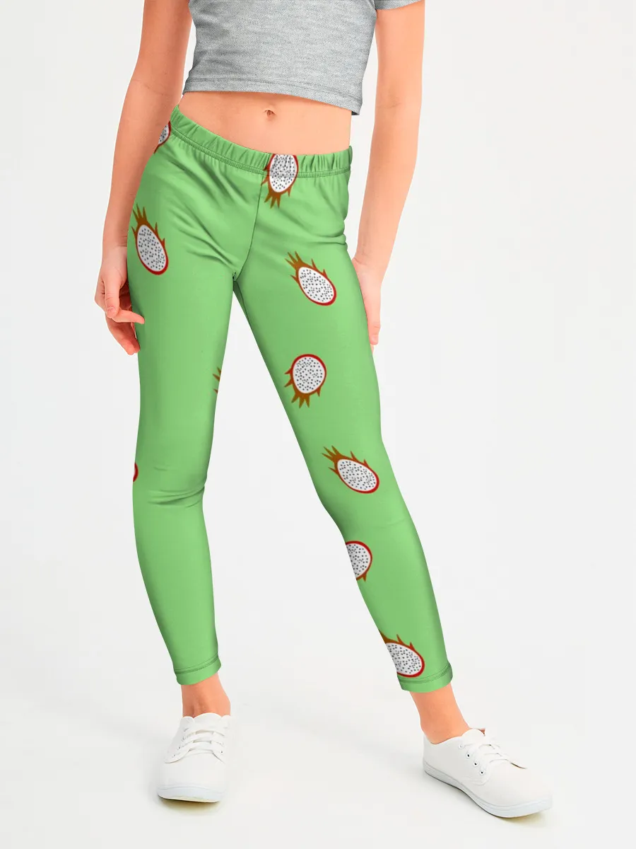 Леггинсы для девочки / Драконий фрукт