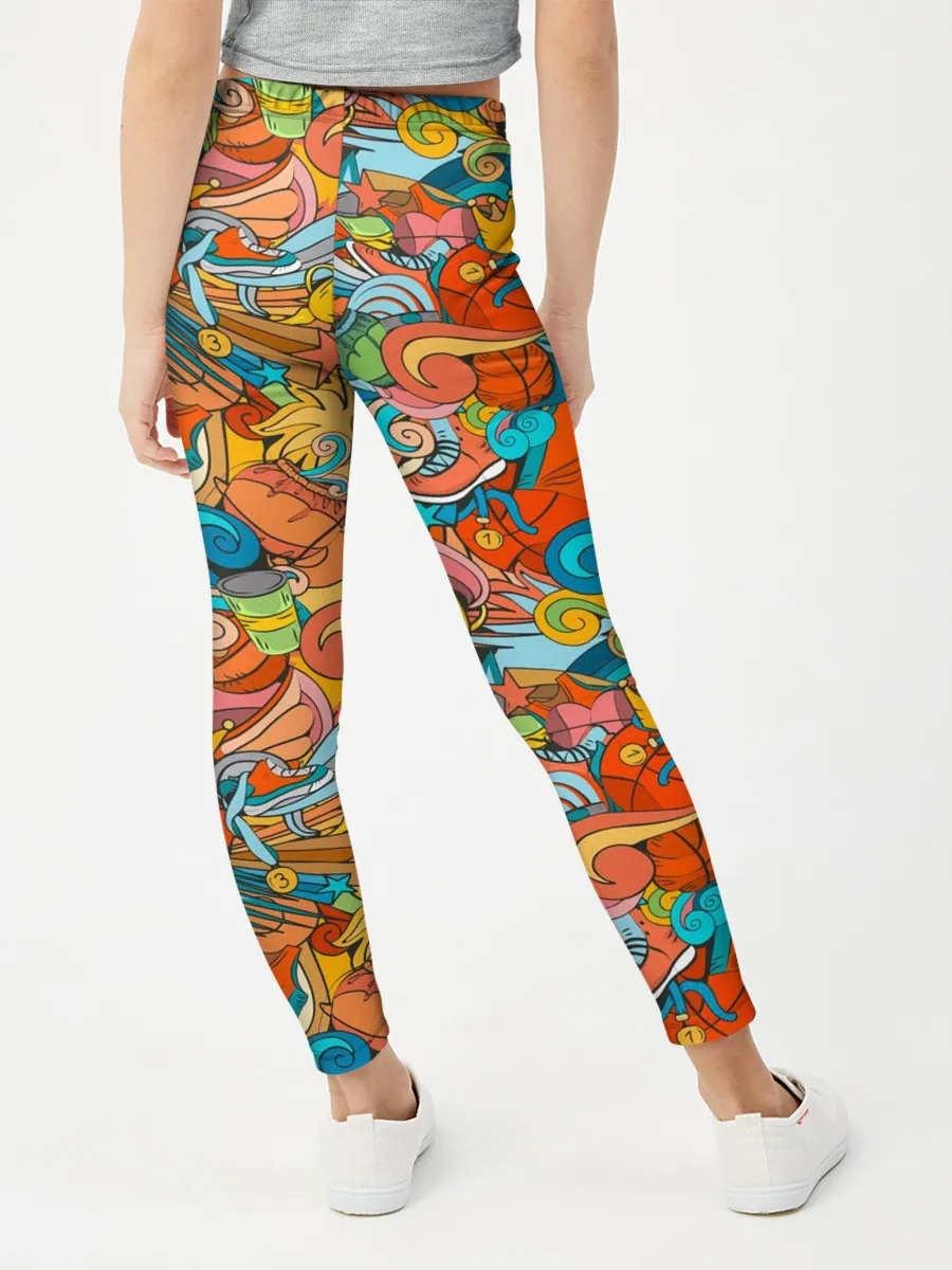 Леггинсы для девочки / Basketball