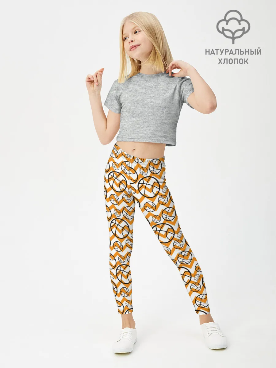 Леггинсы для девочки / Баскетбол
