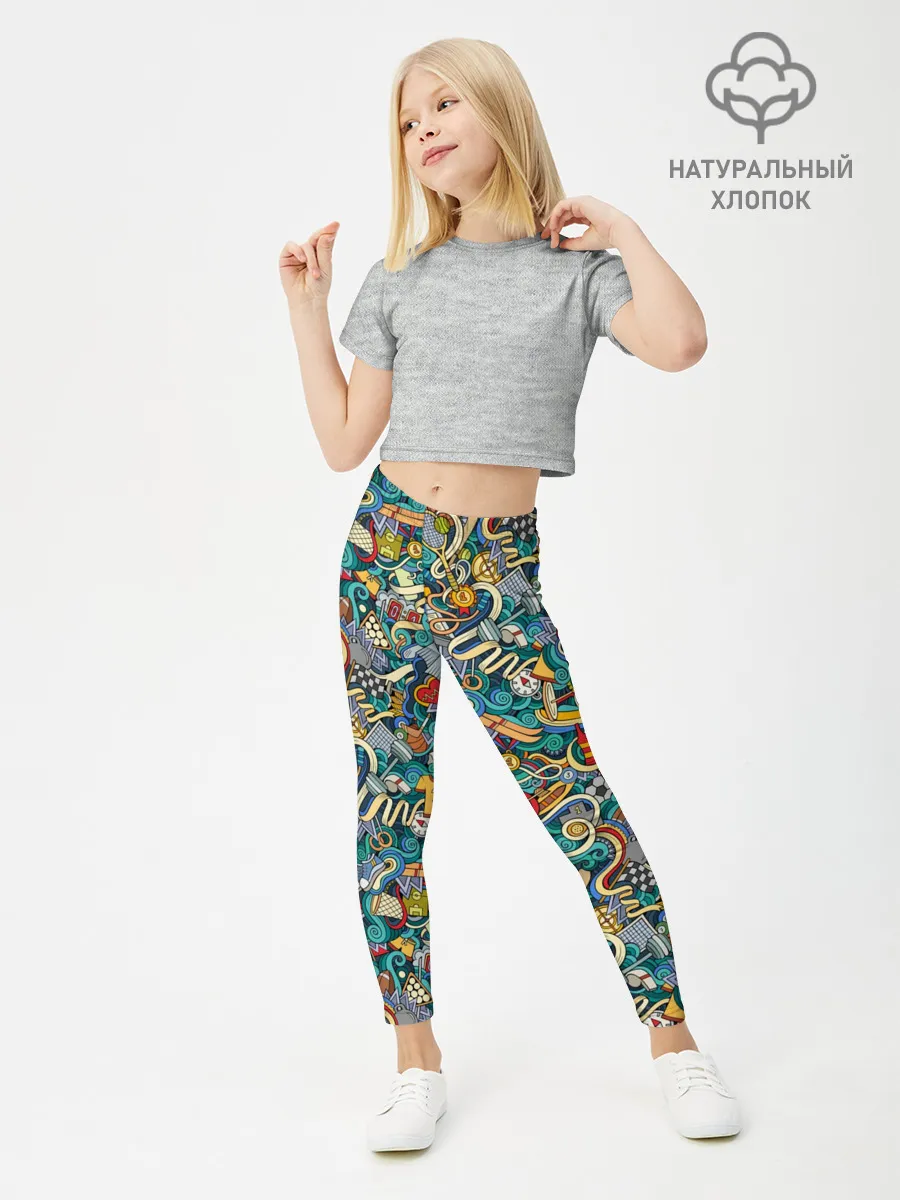 Леггинсы для девочки / Sport