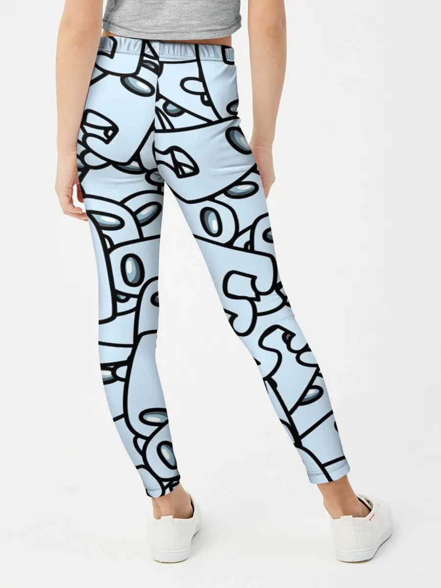 Леггинсы для девочки / among us mem