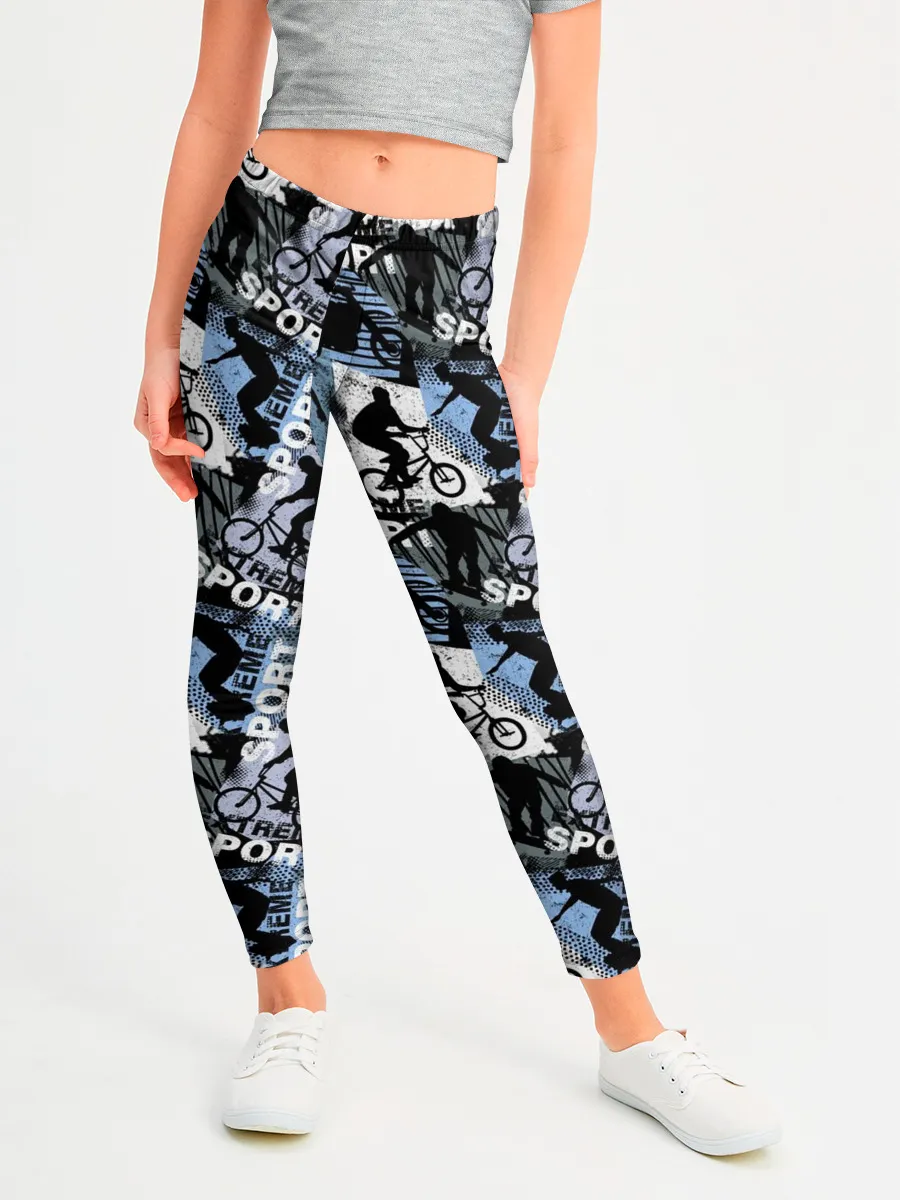 Леггинсы для девочки / SPORT