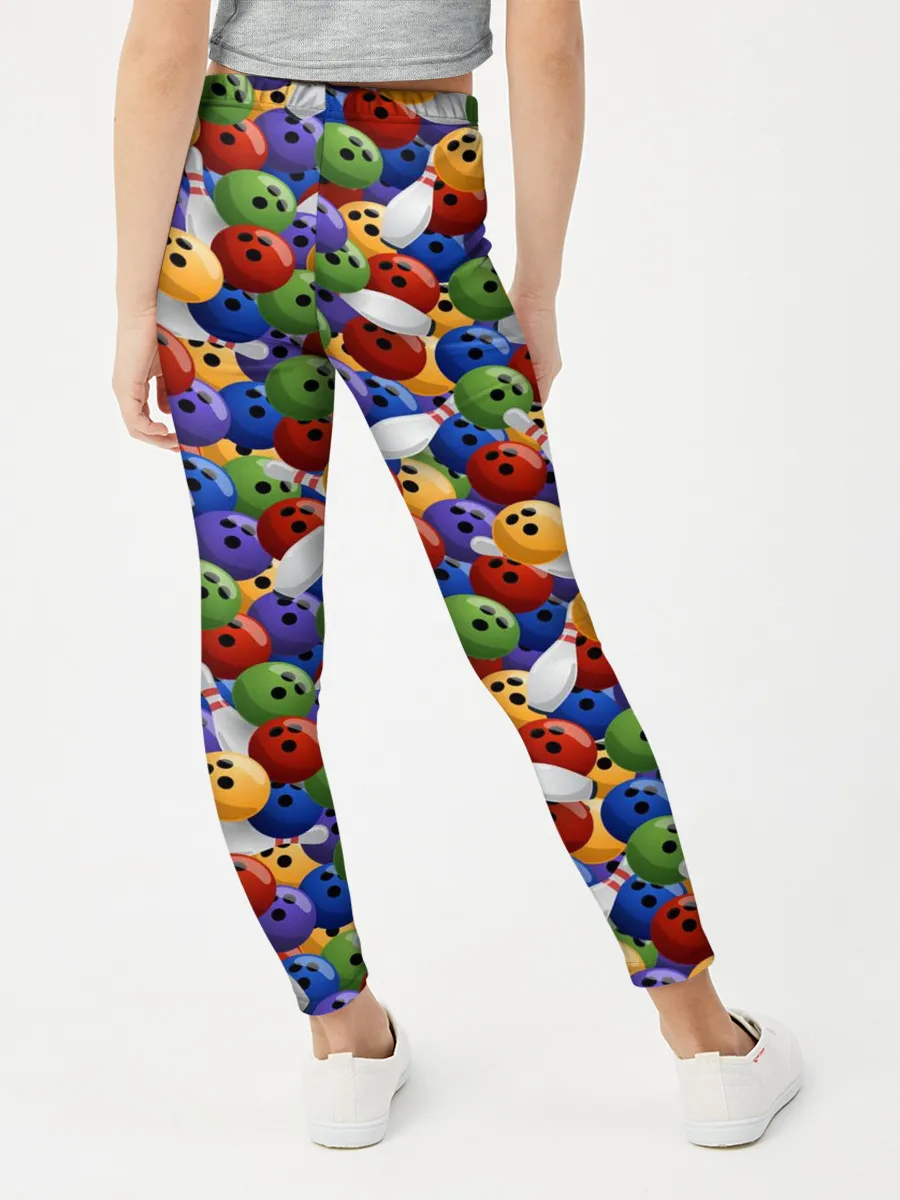 Леггинсы для девочки / Боулинг