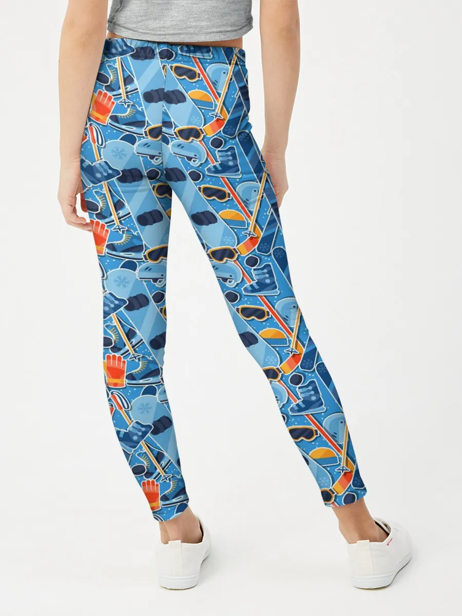 Леггинсы для девочки / Зимние виды спорта