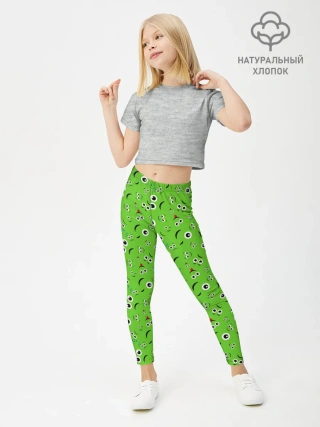 Леггинсы для девочки / Мультяшные Лица