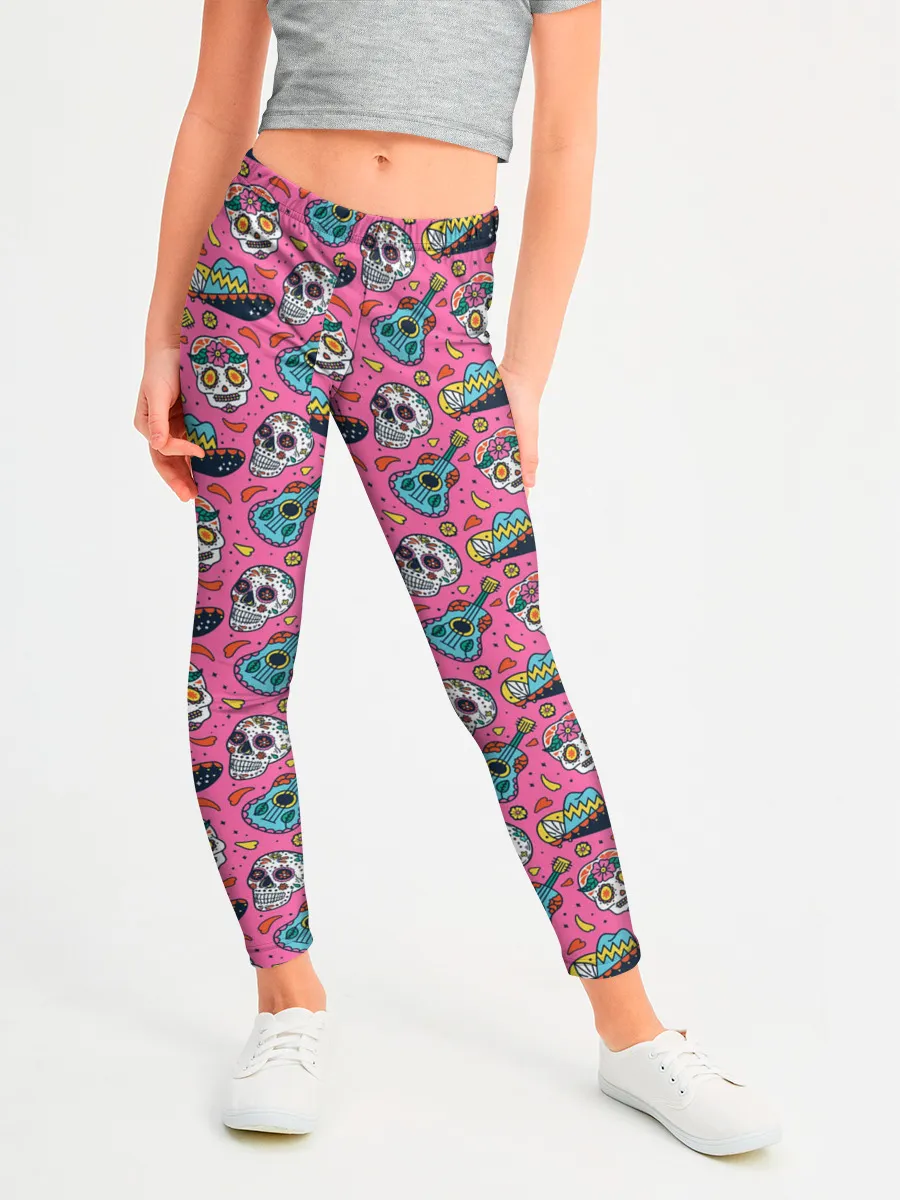 Леггинсы для девочки / День мертвых