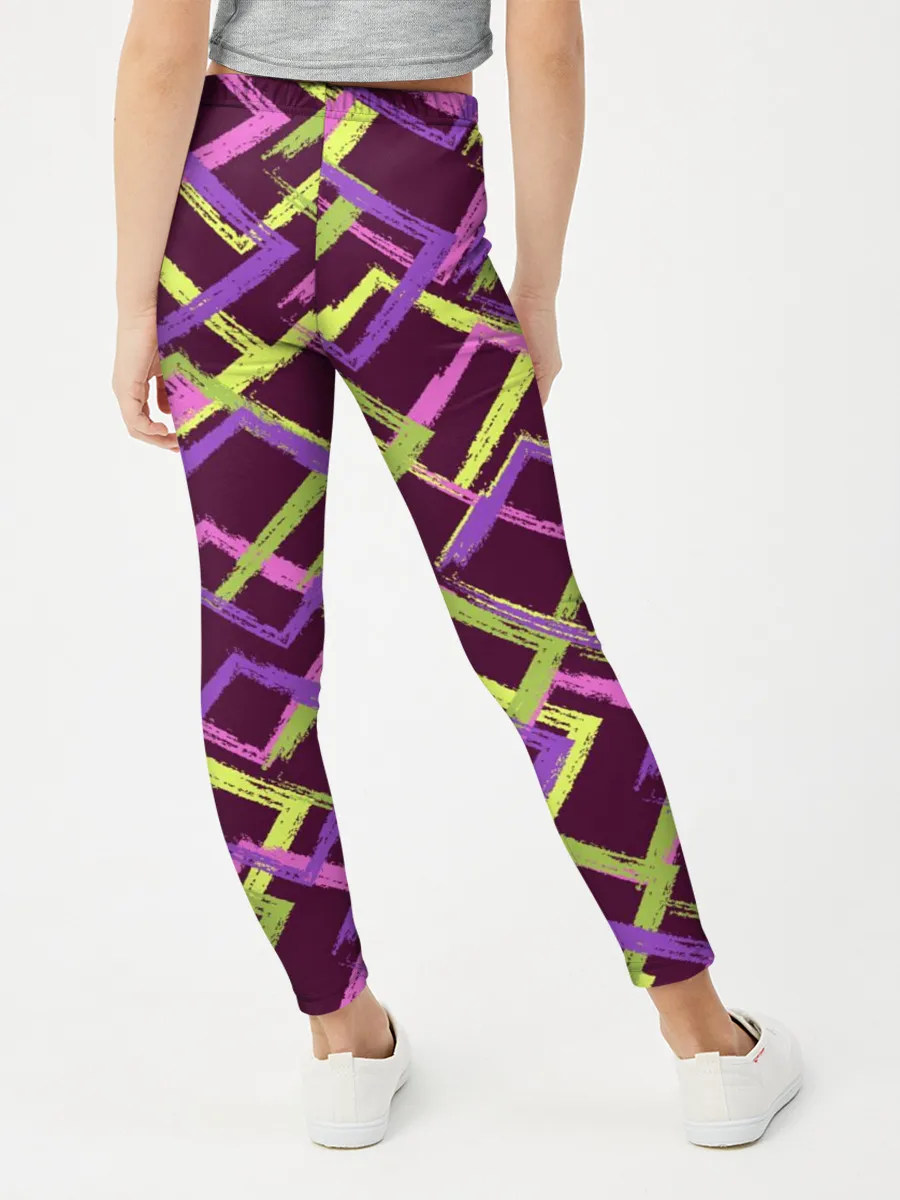 Леггинсы для девочки / Абстракция-2