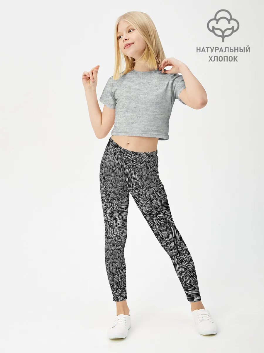 Леггинсы для девочки / Черви