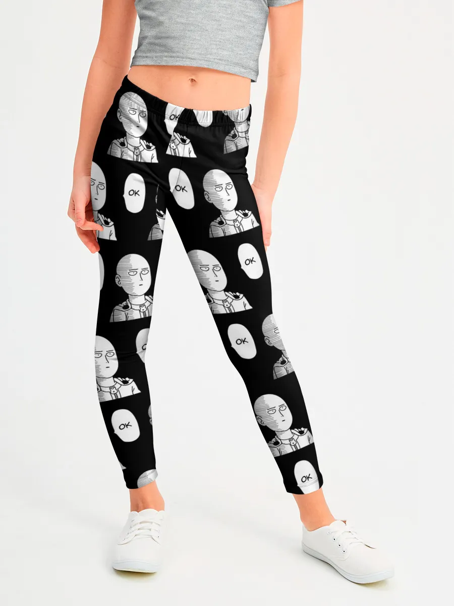Леггинсы для девочки / ONE-PUNCH MAN | ВАН ПАНЧ МАН