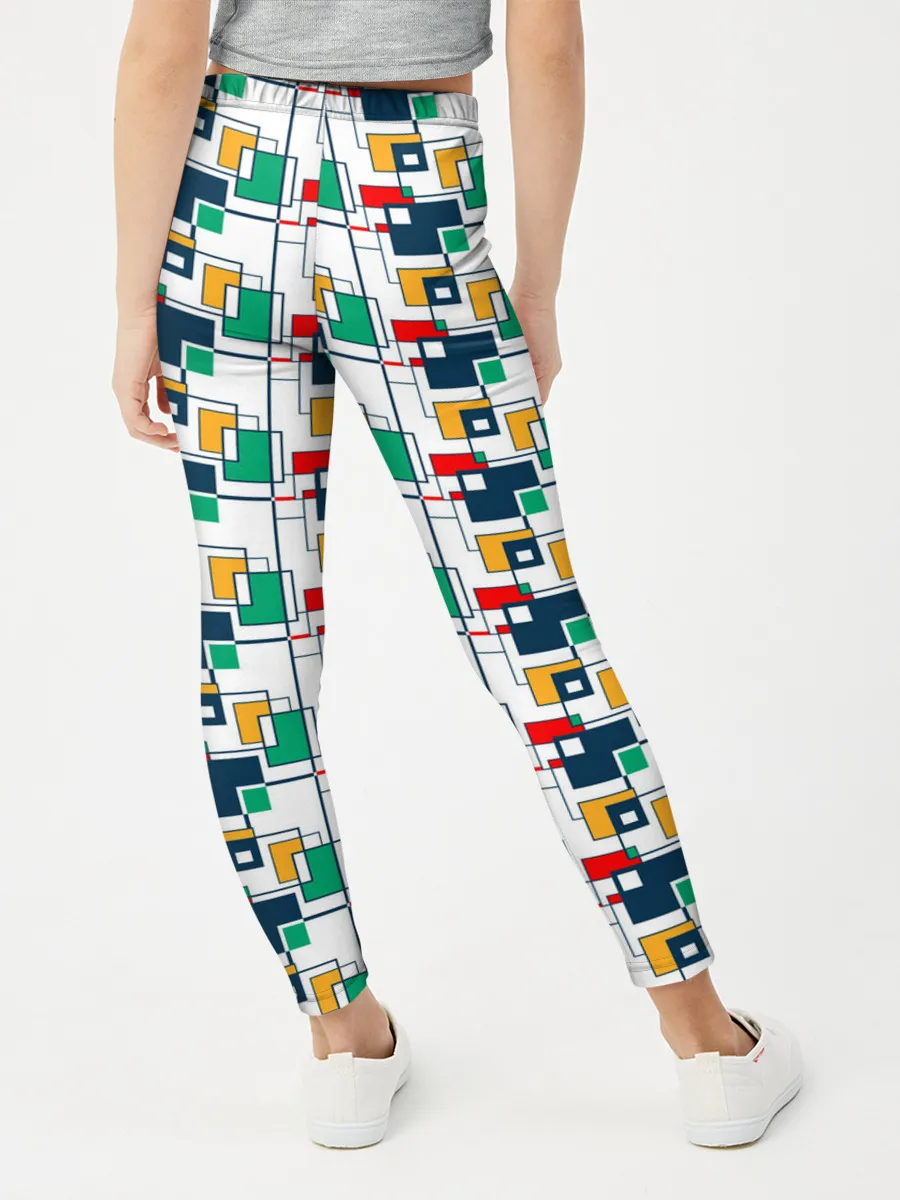 Леггинсы для девочки / Геометрия