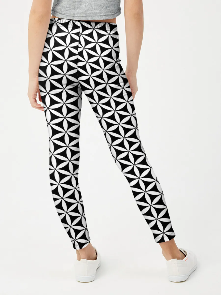 Леггинсы для девочки / Цветок Жизни