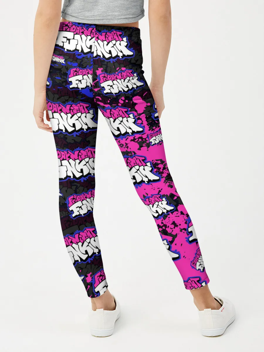 Леггинсы для девочки / FRIDAY NIGHT FUNKIN ЛОГОБОМБИН