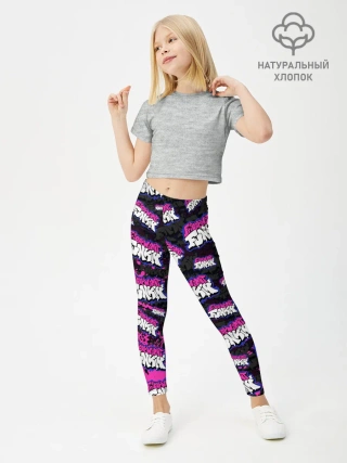 Леггинсы для девочки / FRIDAY NIGHT FUNKIN ЛОГОБОМБИН