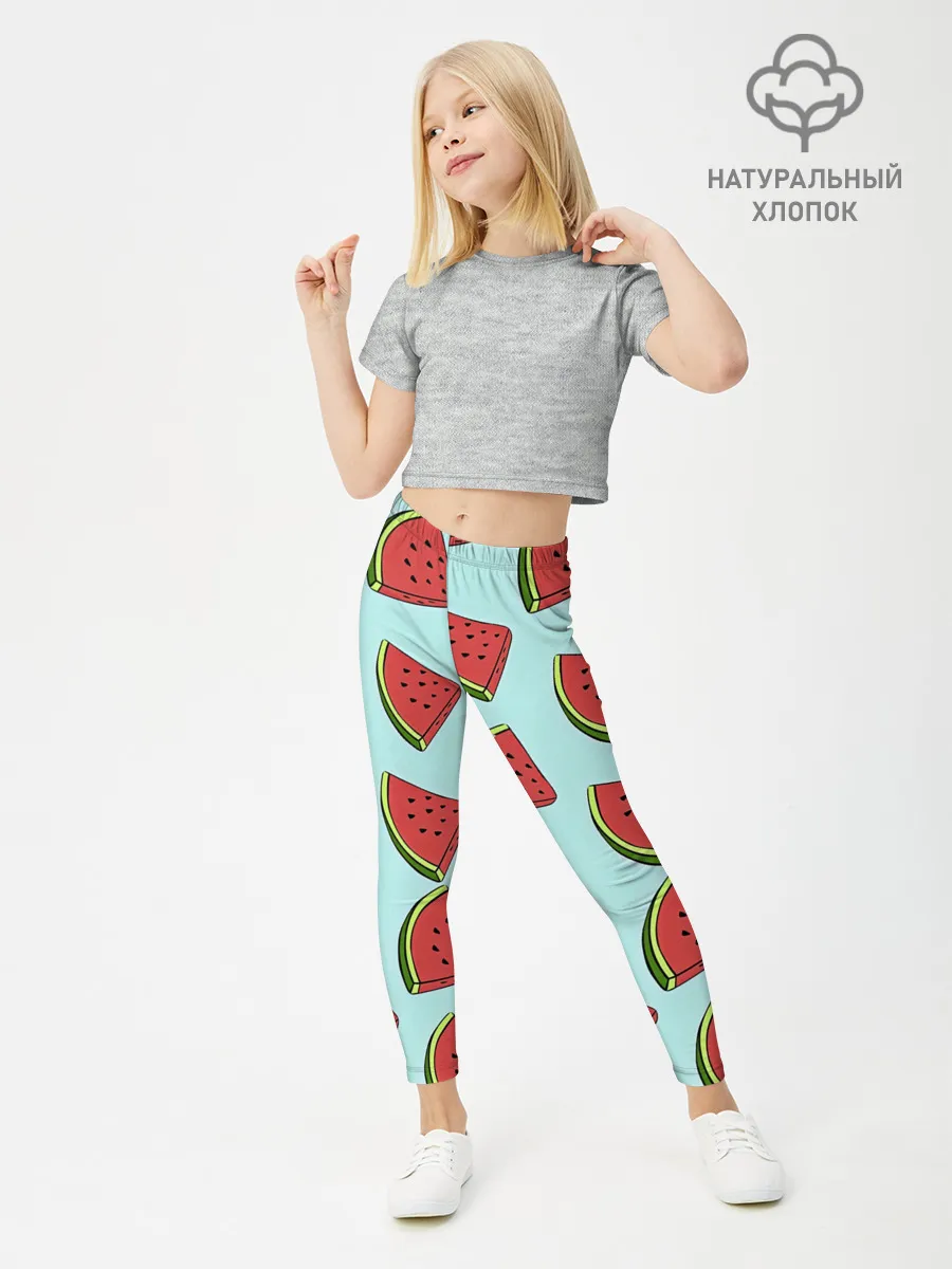 Леггинсы для девочки / Дольки арбузов
