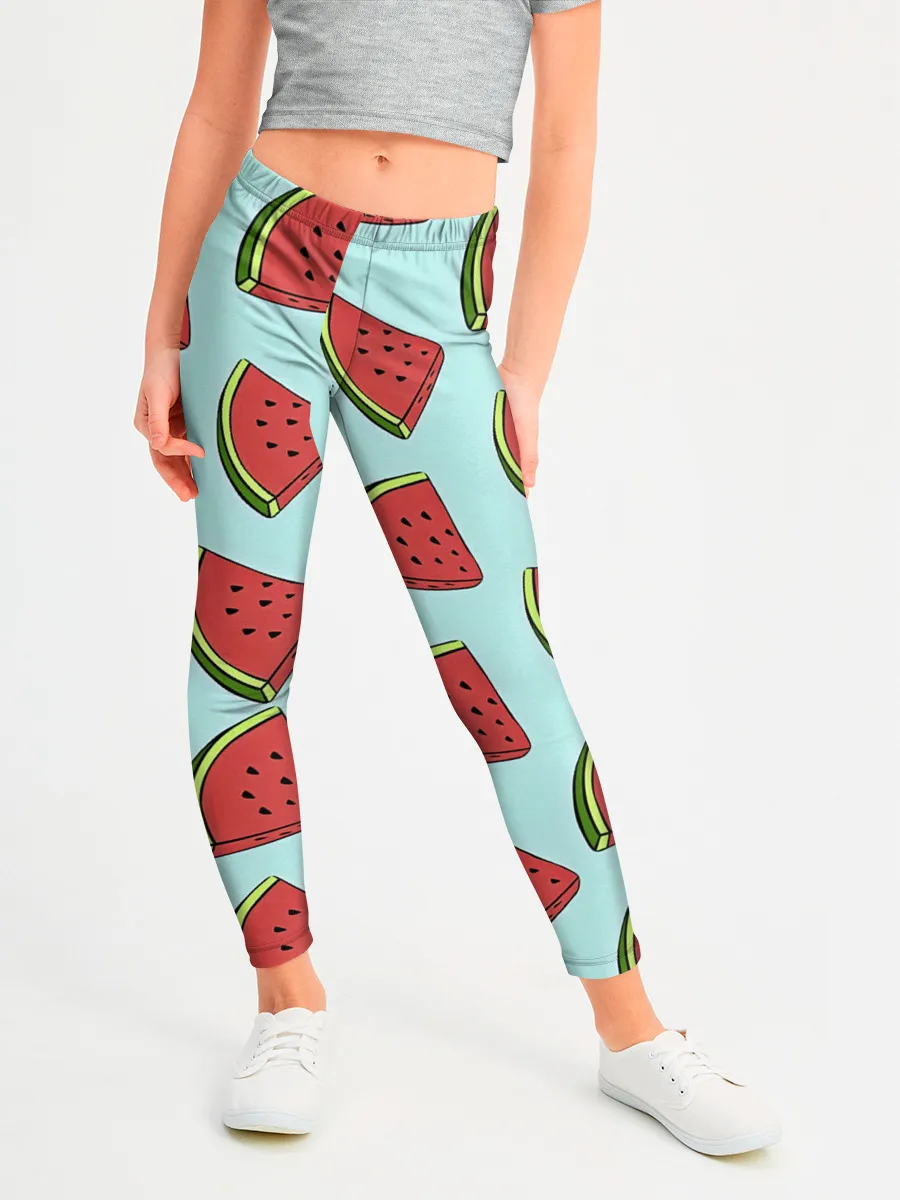 Леггинсы для девочки / Дольки арбузов