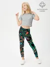 Леггинсы для девочки / Славянские узоры в новом цвете