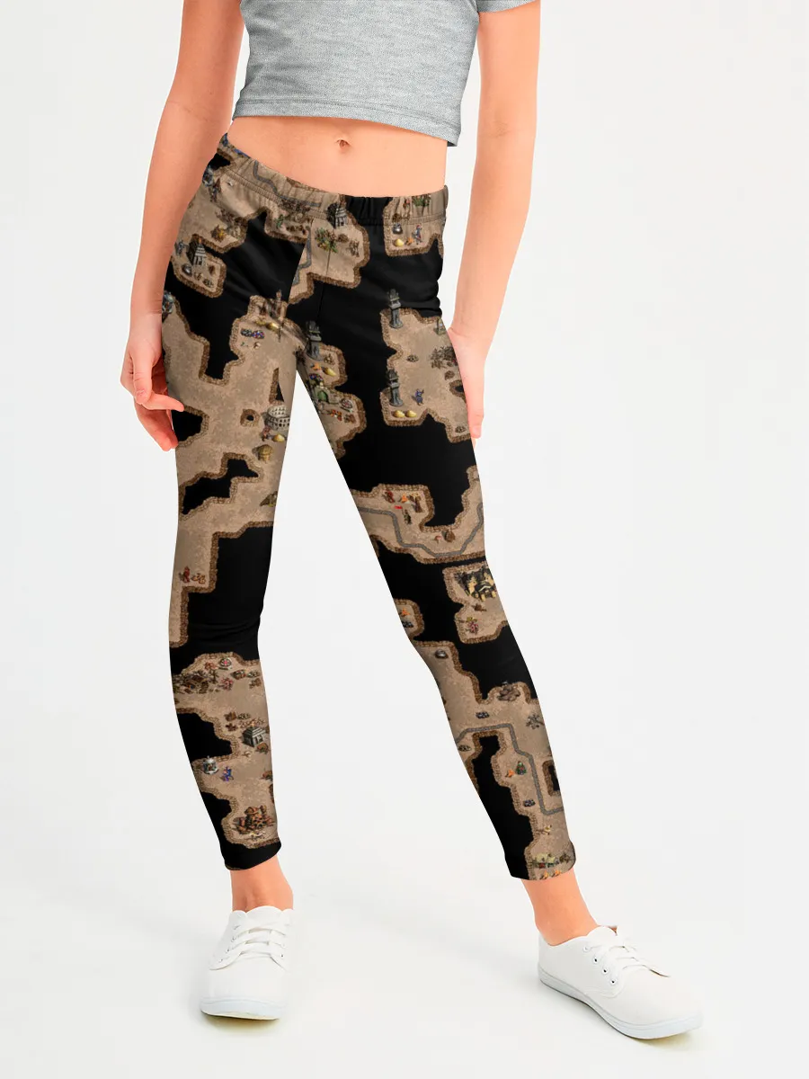 Леггинсы для девочки / Heroes III Dungeon Map