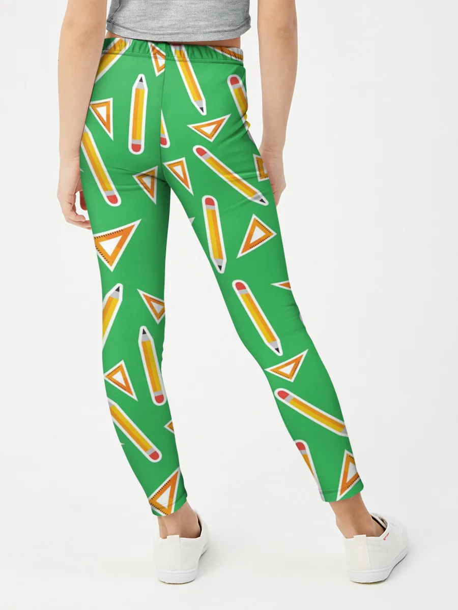 Леггинсы для девочки / Карандаш и линейка