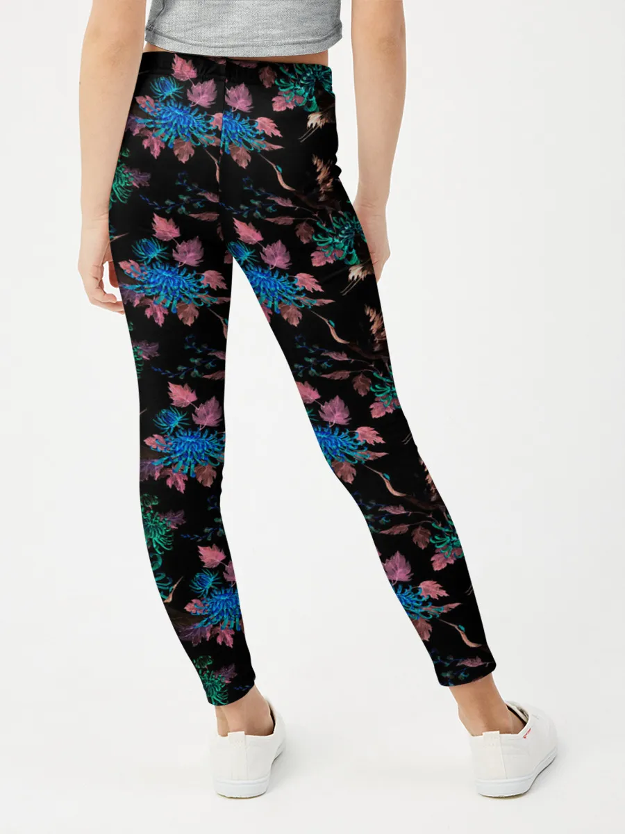 Леггинсы для девочки / Ночные птицы