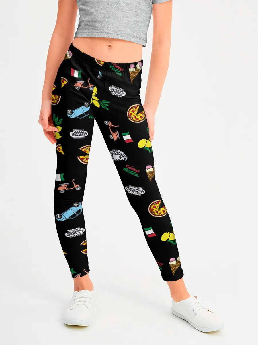 Леггинсы для девочки / Итальянский паттерн