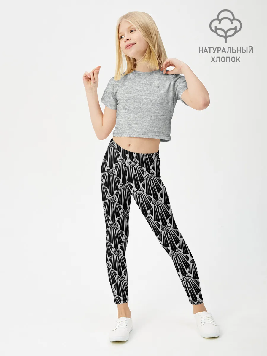 Леггинсы для девочки / Узор Арт деко