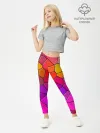 Леггинсы для девочки / Мозаика цветная