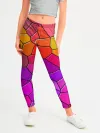 Леггинсы для девочки / Мозаика цветная