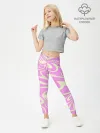 Леггинсы для девочки / Лолипоп абстракция