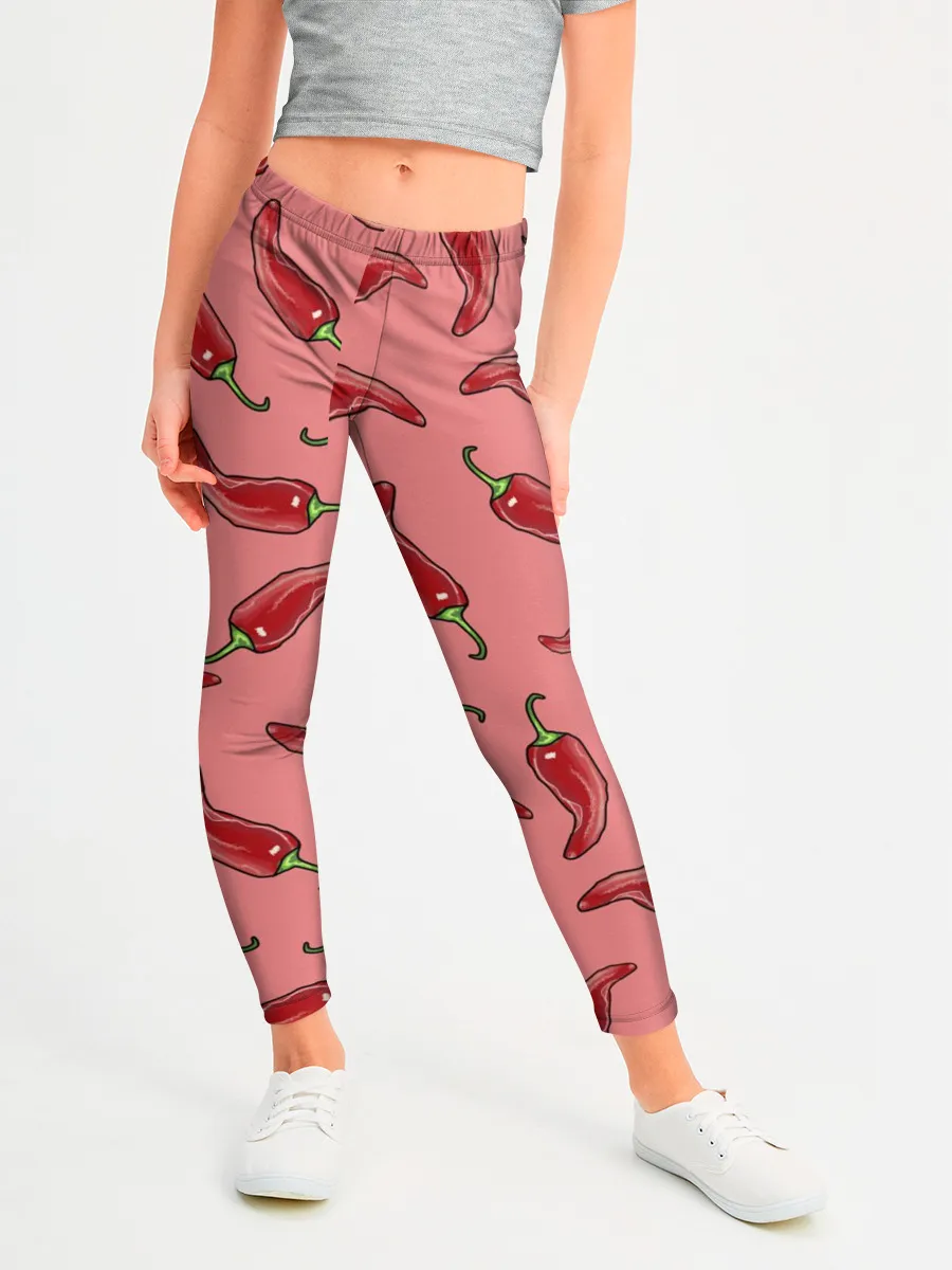 Леггинсы для девочки / Острый перчик