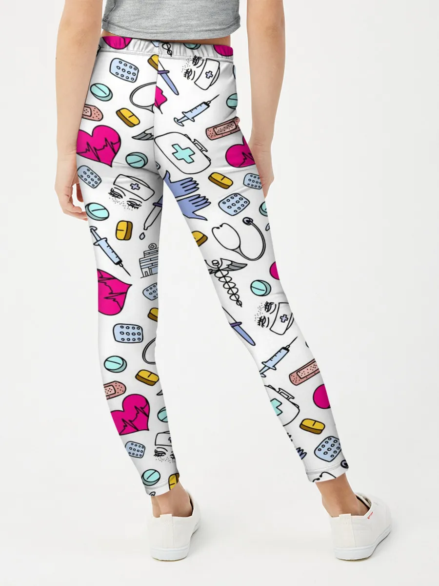 Леггинсы для девочки / Медицинский паттерн