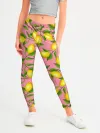 Леггинсы для девочки / Лимоны паттерн
