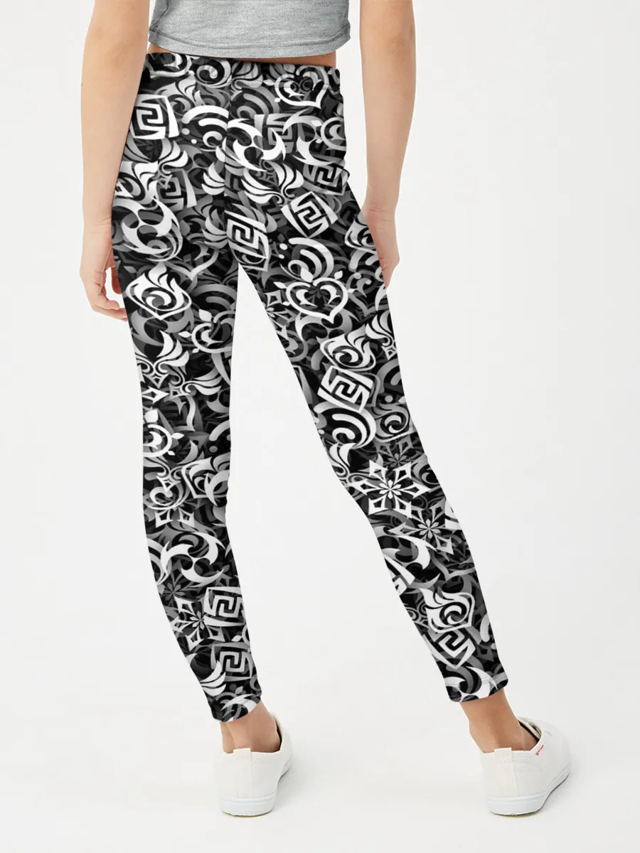 Леггинсы для девочки / Genshin impact elements