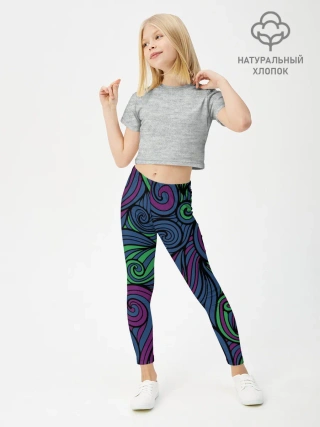 Леггинсы для девочки / Сказочный лес