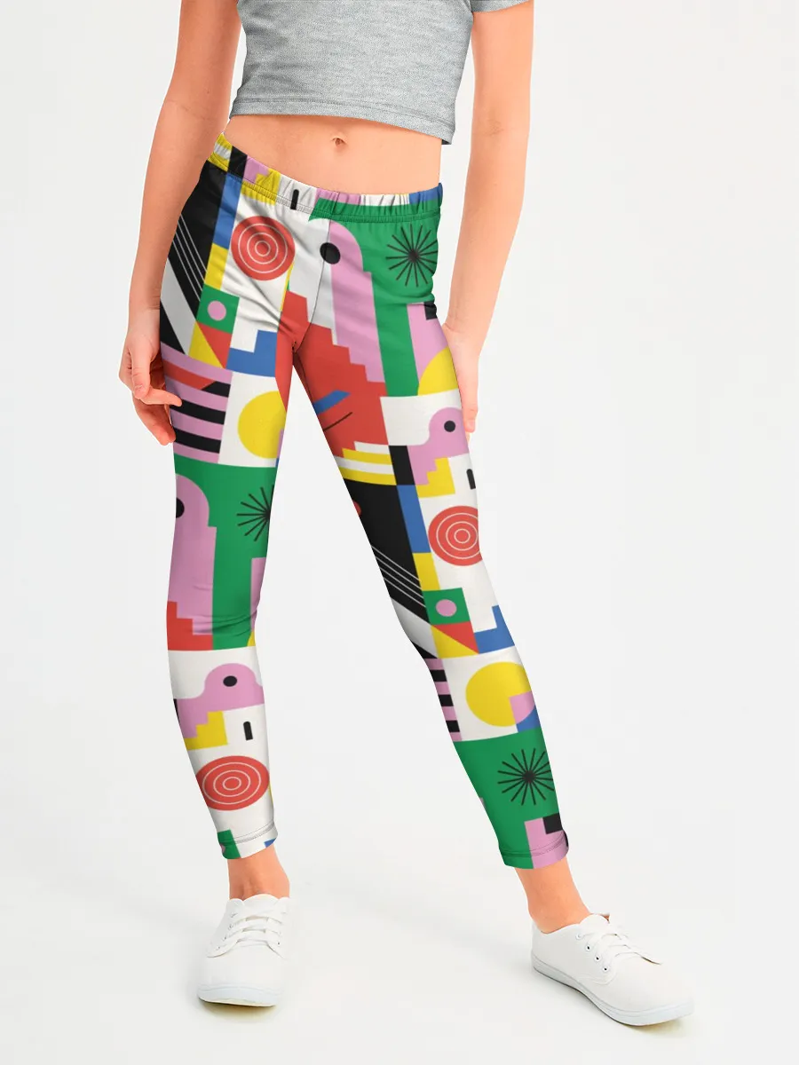 Леггинсы для девочки / Геометрия города