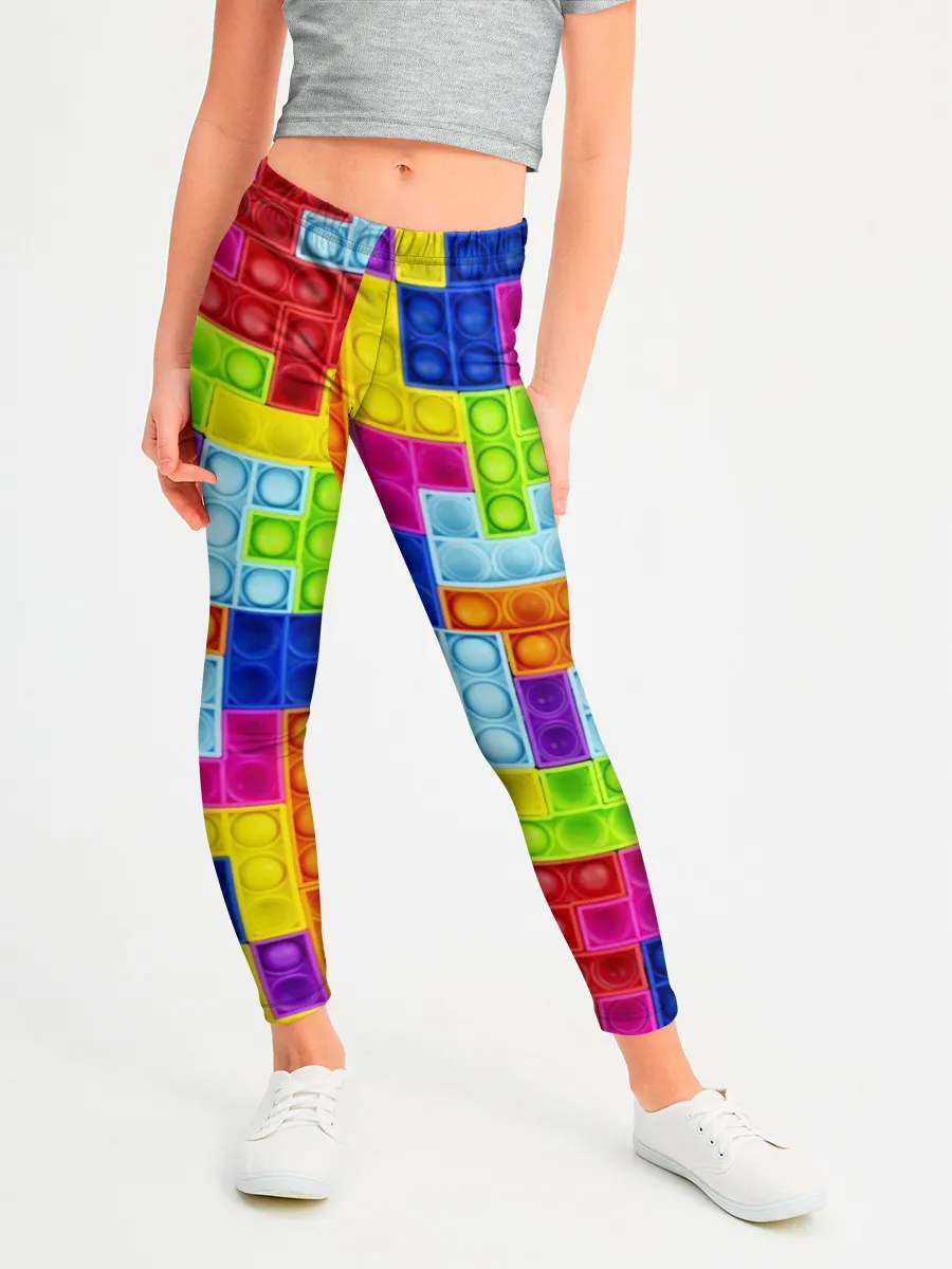 Леггинсы для девочки / POP IT | ПОП ИТ ПАЗЛ